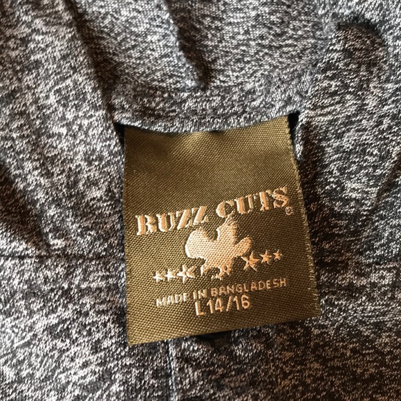 Buzz Cuts gray with orange hoodie ( L ) - Picture 3 of 3